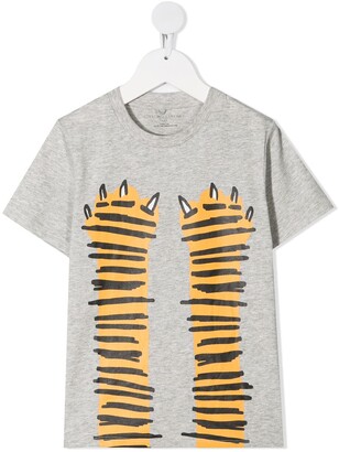 Stella McCartney Kids tiger arms-print T-shirt