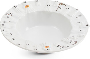 TJMAXX 13In Embossed Ghost Bowl