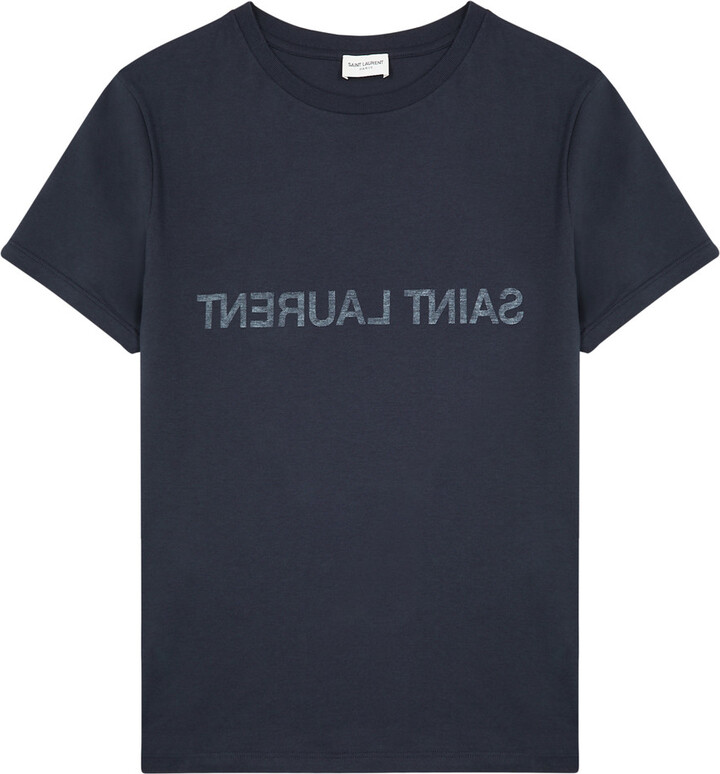 Saint Laurent Logo-print Cotton T-shirt