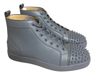 grey mens louboutins