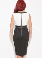 Thumbnail for your product : Amy Childs Evangelina PU Panel Midi Dress