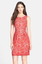 Thumbnail for your product : Donna Ricco Lace Sheath Dress (Petite)