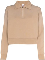 Thumbnail for your product : RE/DONE High-Neck Cotton Sweatshirt