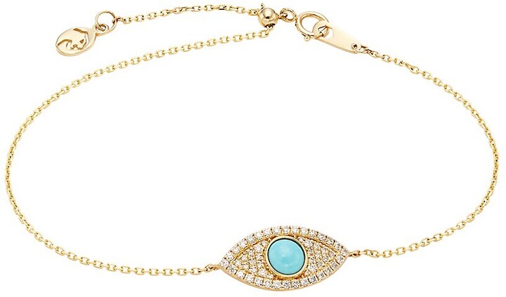 14k Gold Evil Eye Bracelet | Shop the world's largest collection 