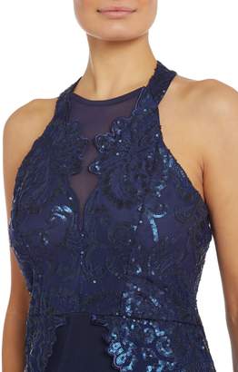 Sistaglam loves Jessica Sleeveless Detailed Top Maxi Dress