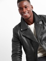 Thumbnail for your product : Gap Leather Biker Jacket