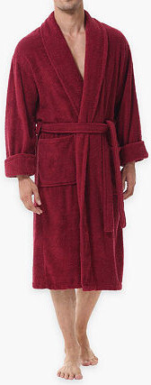 INK+IVY Mens Tall Long Sleeve Knee Length Robe