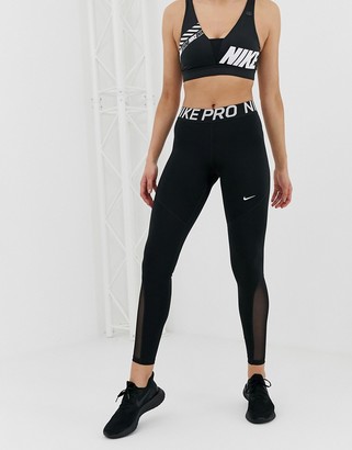 Nike Training Nike Pro Training leggings in black - ShopStyle Activewear