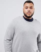 Thumbnail for your product : Jack and Jones Essentials knitted crew neck jumper in grey