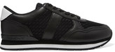 Thumbnail for your product : DKNY Jamie Leather And Mesh Sneakers