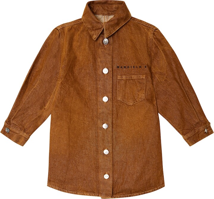 MM6 MAISON MARGIELA Kids Denim shirt dress