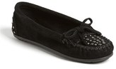 Thumbnail for your product : Minnetonka Double Studded Moccasin (Regular Retail Price: $49.95)