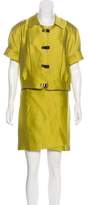 Thumbnail for your product : Oscar de la Renta Short Sleeve Skirt Suit