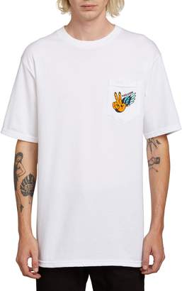 Volcom Winged Peace Longline Pocket T-Shirt