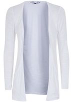 Thumbnail for your product : New Look White Drop Pocket Boyfriend Cardigan