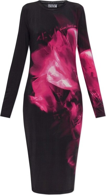 Versace Jeans Couture Patterned Midi Dress