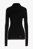 Thumbnail for your product : Balmain Ribbed-knit hooded turtleneck sweater