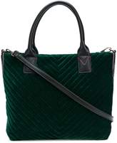 Thumbnail for your product : Pinko medium velvet shopping bag