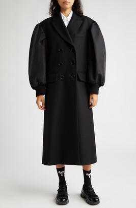 Melton Wool Coat | ShopStyle