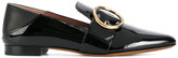 Bally - buckled front pointed loafers