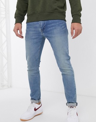 Levi's 512 slim tapered fit jeans in pelican rust mid wash - ShopStyle