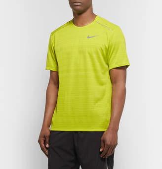 Nike Running Miler Logo-Print Breathe Dri-Fit T-Shirt