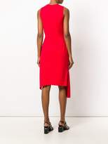Thumbnail for your product : Versus sleeveless fitted wrap dress