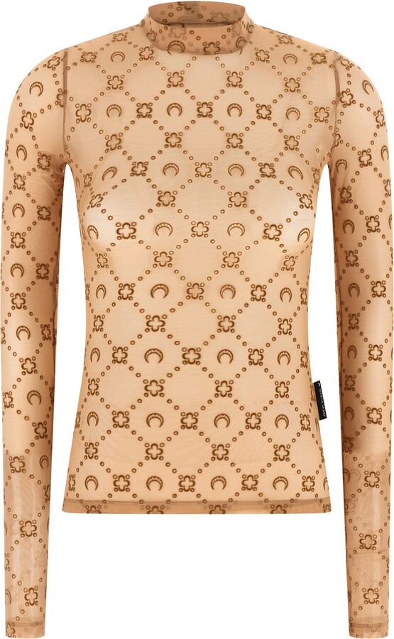 Marine Serre 'second Skin' Top 【MARINE SERRE】Second skin