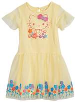 Thumbnail for your product : Hello Kitty Little Girls Graphic-Print Swiss Dot Dress