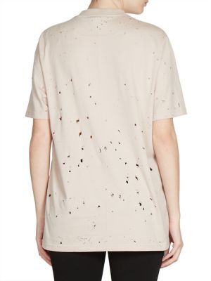 Givenchy Destroyed Logo Jersey Tee