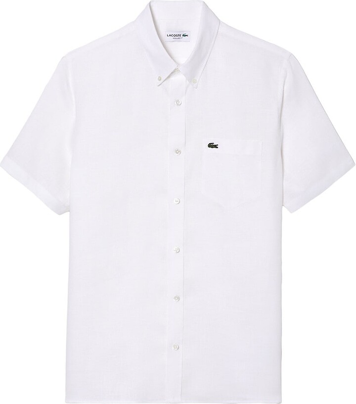 Lacoste Linen Shirts | ShopStyle