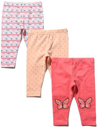 M&Co Butterfly and heart leggings three pack