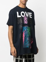 Thumbnail for your product : Katharine Hamnett Love oversized T-shirt