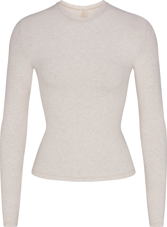 FUZZY KNITS SUPER CROPPED T-SHIRT