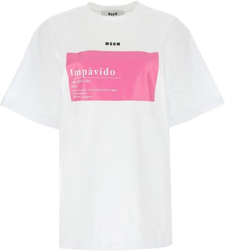 MSGM Impavido Print T-Shirt