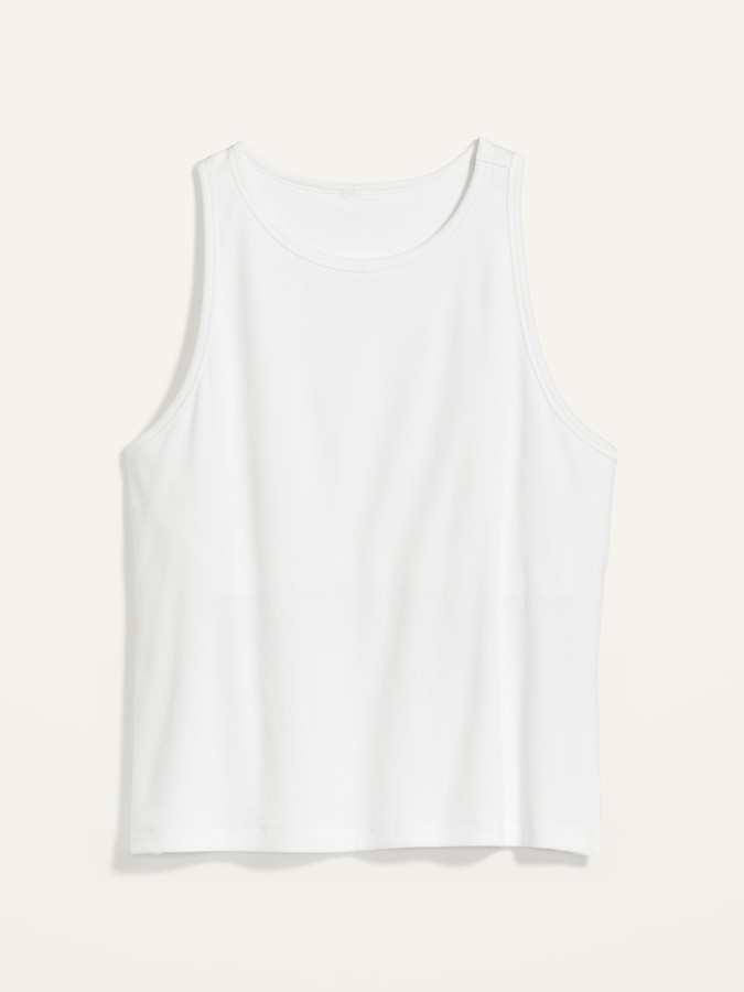 plus size tank tops with built in shelf bra