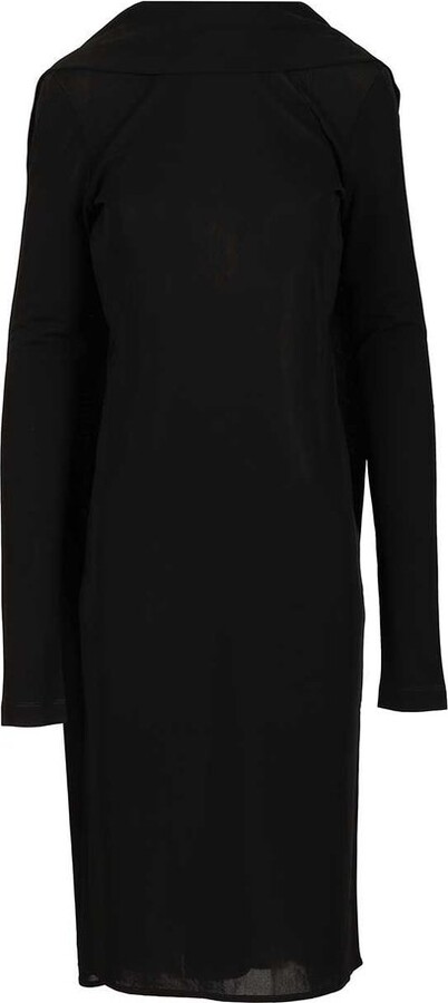 Totême Cape High Neck Dress