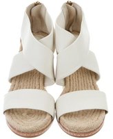 Thumbnail for your product : AERIN Leather Espadrille Sandals