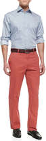 Thumbnail for your product : Peter Millar Raleigh Washed-Twill Pants, Serrano