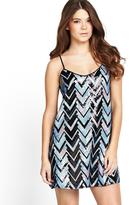 Thumbnail for your product : TFNC Nicole Trio Sequin Cami Dress