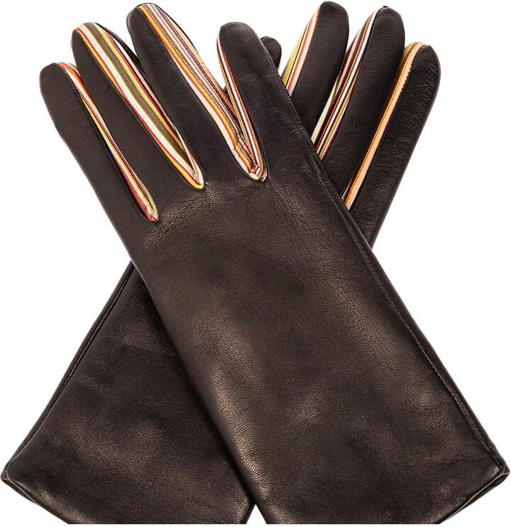 Paul Smith Leather Gloves - ShopStyle