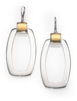 Thumbnail for your product : John Hardy Classic Chain 22K Yellow Gold & Sterling Silver Link Long Drop Earrings