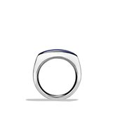 Thumbnail for your product : David Yurman Chevron Narrow Ring with Malachite