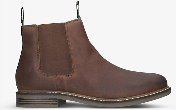 barbour tan chelsea boots