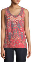 Thumbnail for your product : Johnny Was Katrina Embroidered Linen Tank