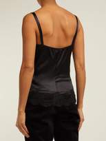 Thumbnail for your product : Dolce & Gabbana Lace Silk Satin Camisole - Womens - Black