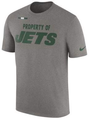 Nike Dry Legend Staff (NFL Jets) Men's T-Shirt Size Medium (Grey) - Clearance Sale
