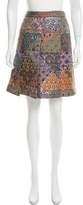 Thumbnail for your product : Miu Miu Metallic Pleated Skirt