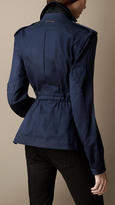 Thumbnail for your product : Burberry Cotton Sateen Field Jacket