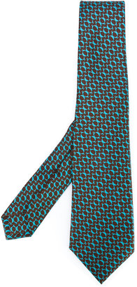 Kiton chain pattern tie